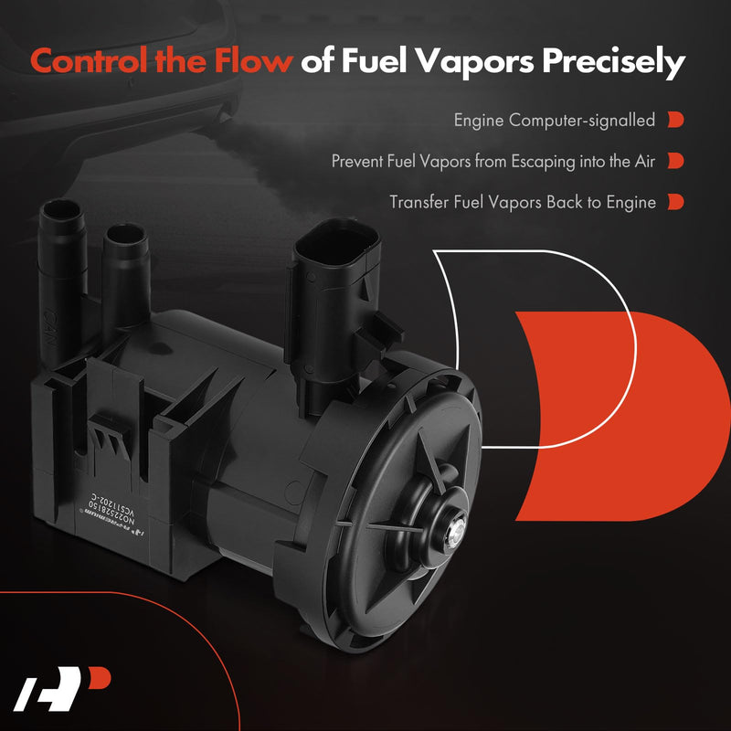 A-Premium Vapor Canister Purge Solenoid Valve Compatible with Dodge Grand Caravan, Ram 1500/2500, Caliber & Jeep Compass, Patriot & Chrysler Town & Country, Pacifica, Sebring, PT Cruiser & Plymouth
