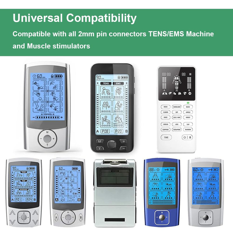 [Australia - AusPower] - Tens Unit Electrode Pads 32Pcs 2x2" Upgraded Reusable Tens Unit Pads Replacement Compatible with TENS 7000, AUVON, NURSAL, Etekcity, Nicwell Care, TENKER, HealthmateForever TENS 2x2",32Pcs 