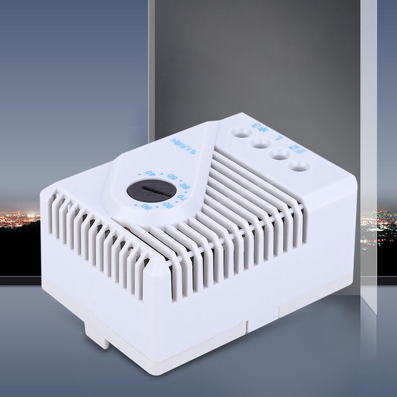 [Australia - AusPower] - Mechanical Humidity Controller hygrostat Hygrostat Fan Heater Humidity Adjuster hygrostat vmc for TV Cabinet 2 to 3 Pole Terminal Neutral Line 12 to 250 V (MFR012) Termoregolatori MFR012 