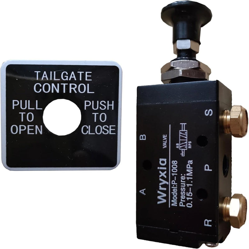 [Australia - AusPower] - Air Valve Push-Pull 4 Way 2 Position Manual Dump Truck Tailgate Valve BAV010 Classic 