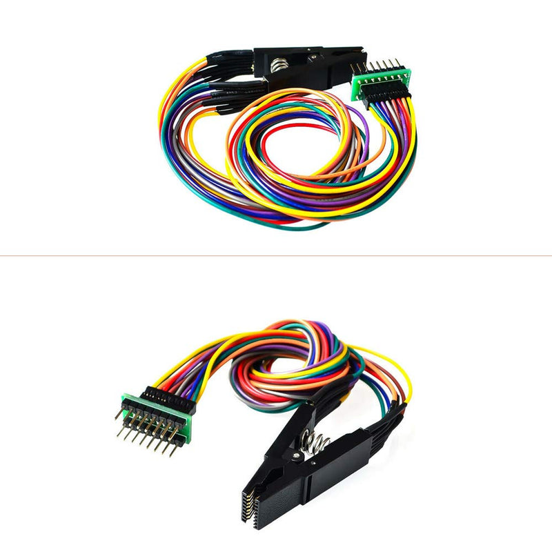 [Australia - AusPower] - Acxico 1Pcs SOP16 IC Test Clip SOP SOIC 16 SOIC16 Pin IC Test Clamp Sop16 to Dip8 Flash Clip Suitable for 25 Series Chips 