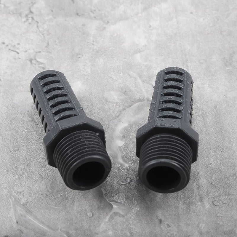 [Australia - AusPower] - 1/2 Inch Threaded Suction/Overflow Strainer, Screen Strainer 1/2 Inch (2 Pieces) 1/2" 