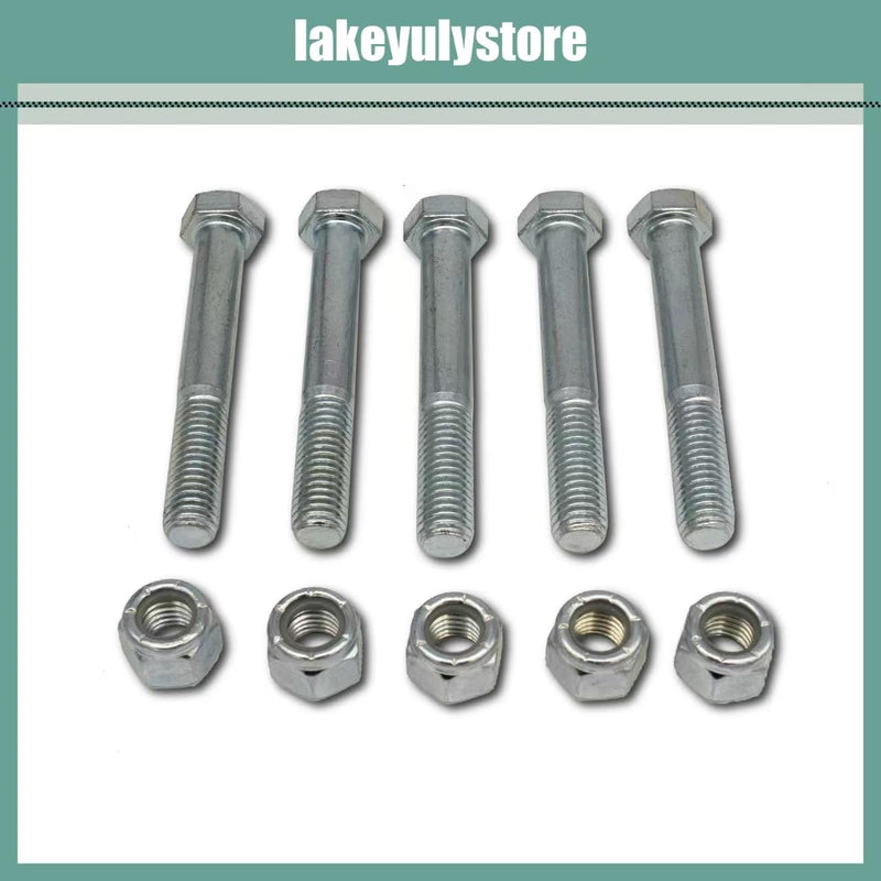 [Australia - AusPower] - 1/2" x 3-1/2" 500101 Shear Bolts and Nylock Nuts (Set of 5) 