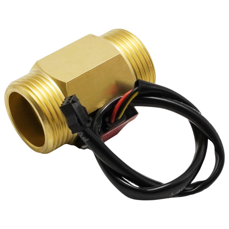 Hoypeyfiy 1 inch (1.3 inch) water flow sensor, stable hall flow meter for water heaters, water machines and industrial applications