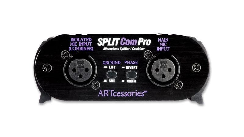 [Australia - AusPower] - ART Splitcom Pro 2 Way Microphone Splitter and Combiner, Monitor SPLITCOMPRO 