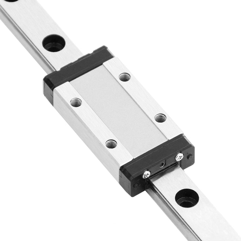[Australia - AusPower] - [2 Pack] MGN9 200mm Linear Sliding Rail Guide with 2pcs MGN9H Linear Bearing Sliding Carriage Block for 3D Printer and CNC Machine MGN9-H 200mm/7.87inch 