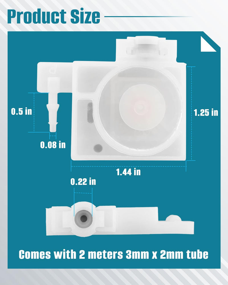 Ink Tube and Ink Damper Set Fit for E-pson L1800 R1390, Ink Damper Dumper with Ink Pipeline
