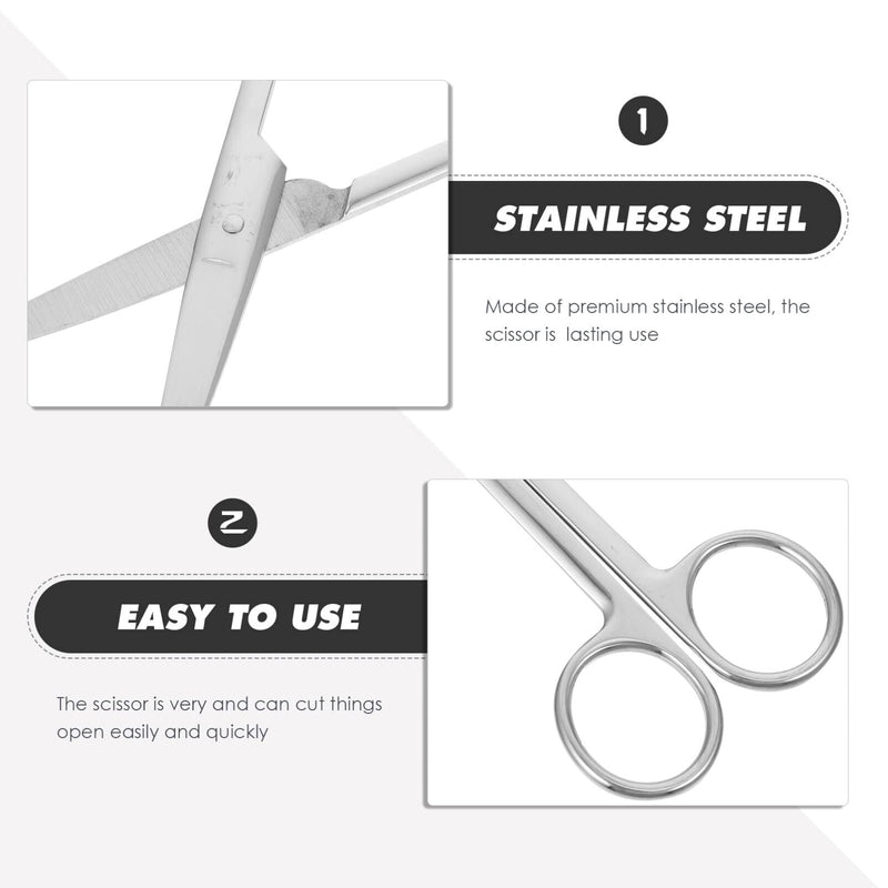 [Australia - AusPower] - UEETEK 14 CM Stainless Steel Scissors Medical Surgical Operating Dissecting Straight Scissors 