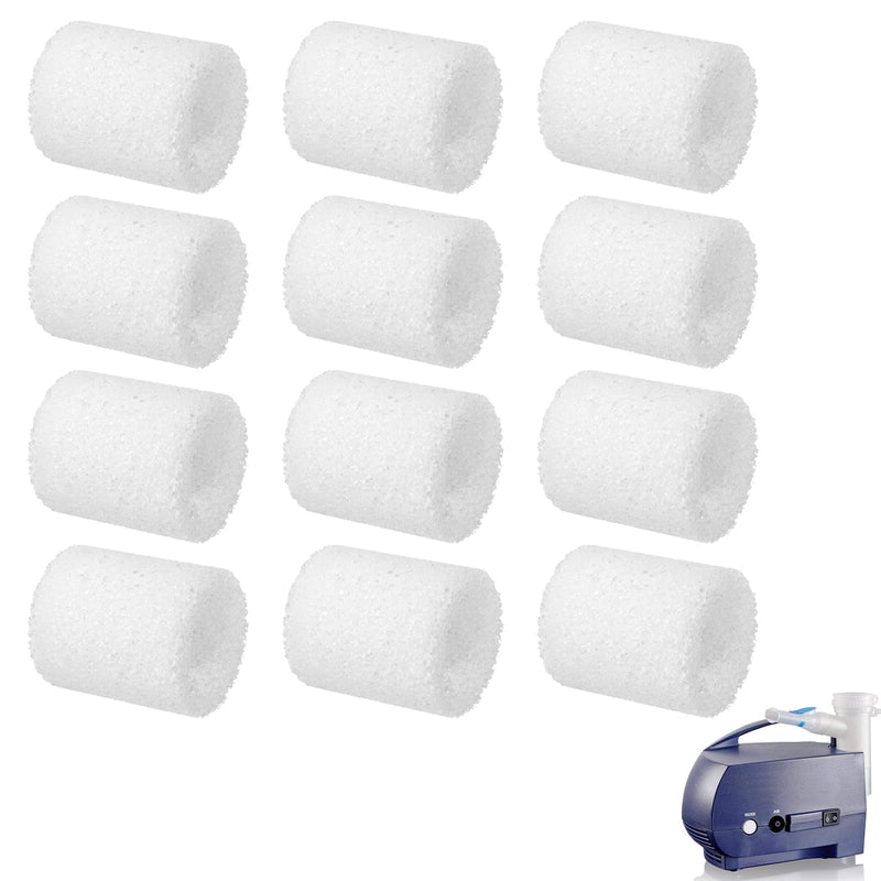 [Australia - AusPower] - 12 Pack CPAP Nebulizer Filter Replacement for PARI Vios, Ultra II, Trek, and Trek S Nebulizer Filters, Replacement Air Filters Compatible with PARI Compressor 