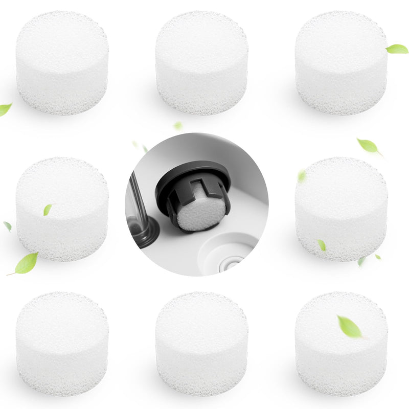100 Pcs Nebulizer Filter Replacement, Universal White Sponge Air Filters for Compressors (0.59 x 0.35 Inches)