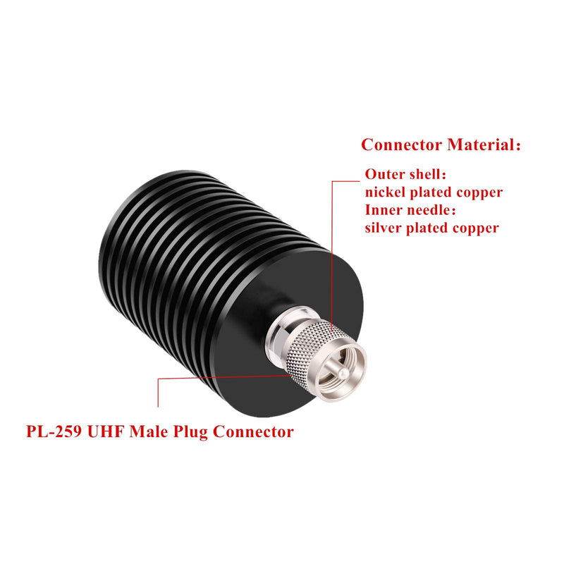XRDS -RF XRDSRF 100W PL259 UHF Male Plug RF Dummy Load 50 Ohm - View #6