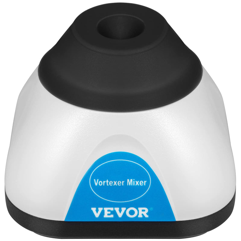 [Australia - AusPower] - VEVOR Vortex Mixer, 3000RPM Mini Vortex Mixer Shaker, Touch Function Scientific Lab Vortex Shaker, Mix Up to 50ML, 6mm Orbital Diameter for Test Tube, Tattoo Ink, Nail Polish, Eyelash Adhesives, Paint Black 