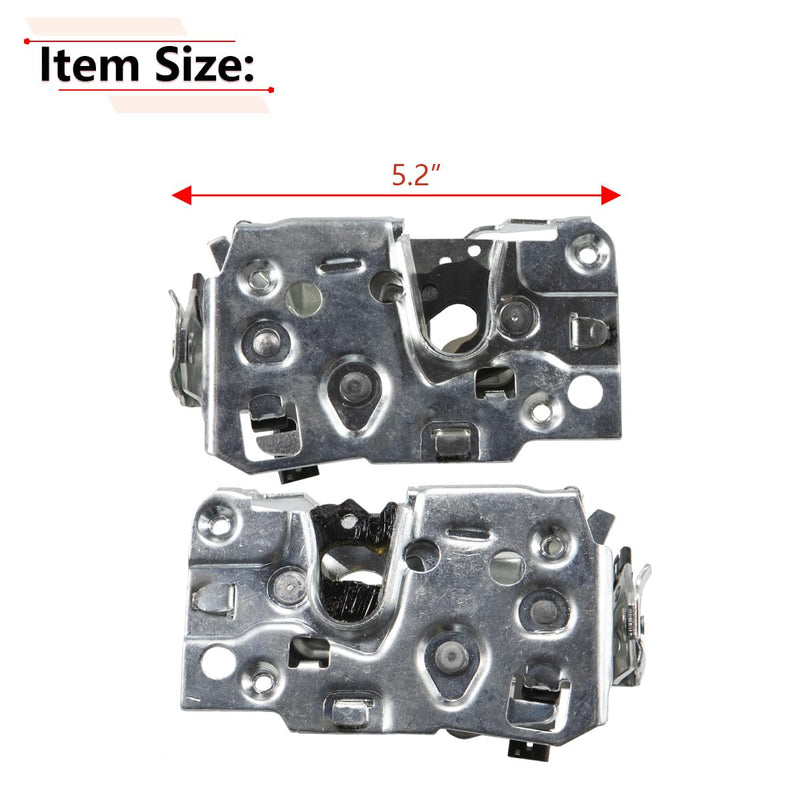 RLB-HILON 1Pair Front Door Latch Lock | Compatible with Chevy Silverado C/K 1500 2500 3500 S10 Tahoe, for GMC Topkick Jimmy Yukon and More