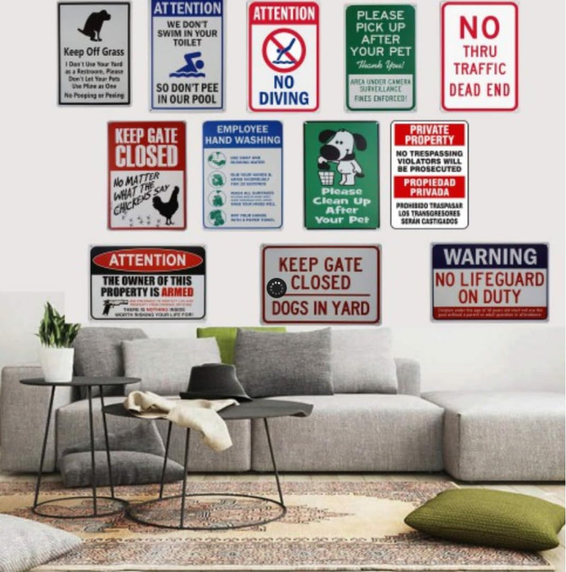 Warning Sign Supervisor Parking Only Sign Business Sign 12X8 Inches Aluminum Metal Tin Sign