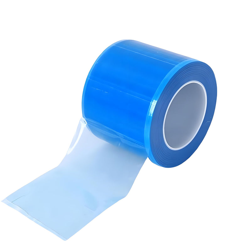 1200 Sheets Dental Barrier Film Roll 4 "x 6" Disposable Perforated Adhesive Barrier Tape for Tatto Parlor,Beauty Salon,Dental Clinic Blue