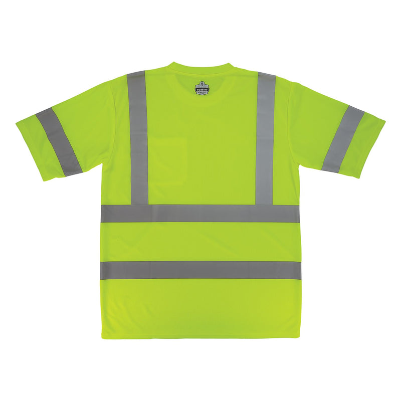 Ergodyne Unisex Adult Glowear 8367 Essential Hi-vis T-Shirt - Type R, Class 3 4X-Large Lime
