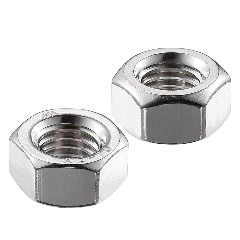 [Australia - AusPower] - 1/4-20 304 Stainless Steel Hex-Nuts (50pcs) 50 1/4-20 