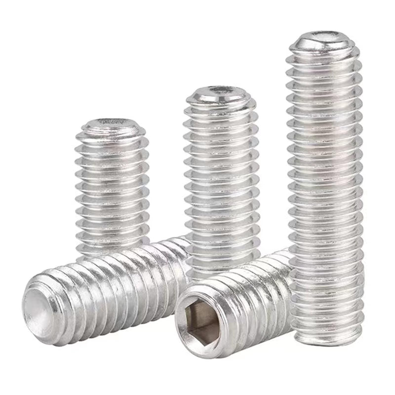 [Australia - AusPower] - M4-0.7 x 10mm Hex Socket Set Grub Screws,Headless Cup Point,Flat Point Grub Bolt,Internal Hex Drive,304 Stainless Steel,Headless Concave End,Metric External Thread,for Towel Rack Door Knob 100 Pcs M4-0.7 x 10mm(100 Pcs) 
