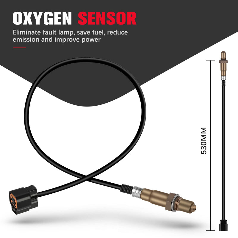 O2 Sensor Upstream Downstream 2PCS Oxygen Sensor for Hyundai Accent 2000-2011 for Hyundai Elantra 2001-2012 for Tucson 2005-2009 for Kia Rio 2006-2011 Bank 1 Sensor 1 Sensor 2