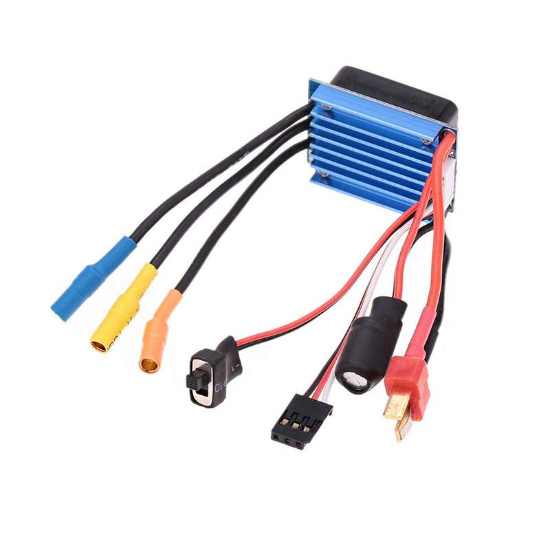Surpass Hobby 2430 5800KV 7200KV 4P Sensorless Brushless Motor & 25A Brushless ESC Electric Speed Controller for 1/16 1/18 RC Car Truck Model (7200KV)