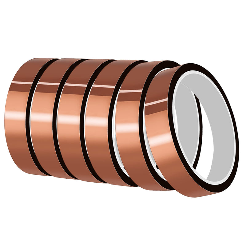 [Australia - AusPower] - MS WGO High Temperature Tape Heat Tape Heat Resistant Tape Heat Transfer Tape Heat Tape for Sublimation No Residue 10mm X 33m 108ft Brown 