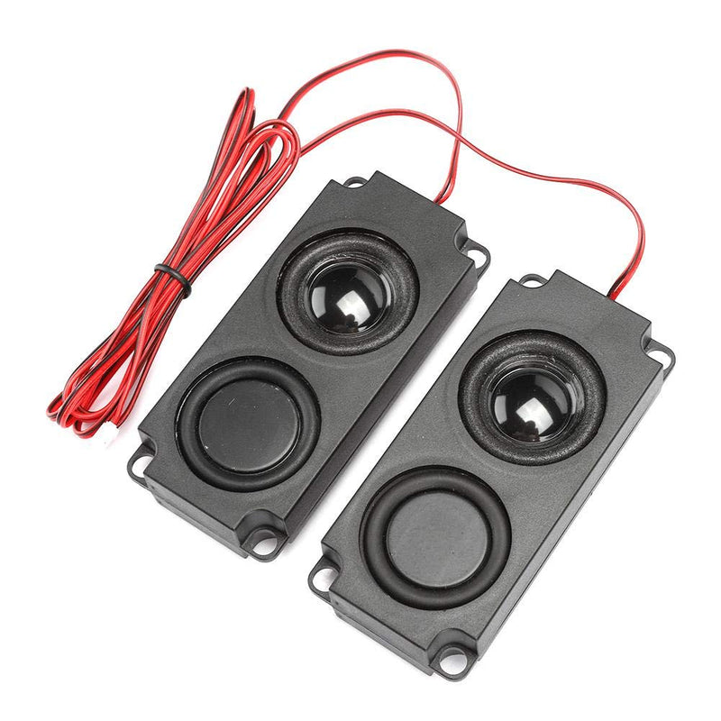 [Australia - AusPower] - Loudspeaker,8Ω 5W Portable Heavy Bass Audio Cavity 40mm Magnetic Dual Speaker for TV Monitor,High Sensitivity,Great Performance 