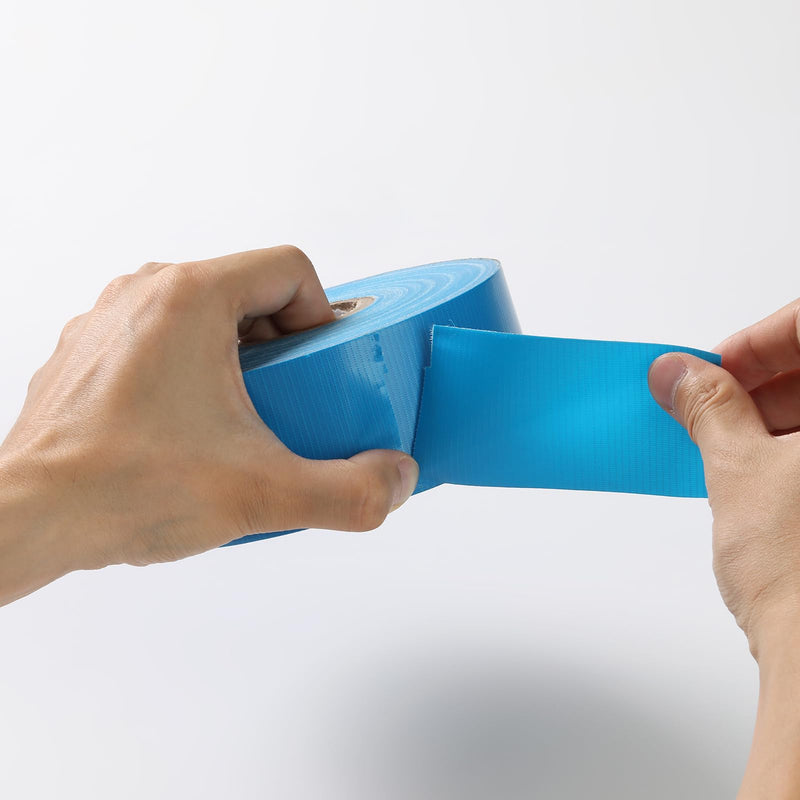 1.97" x 164‘ Seam Tape - Duct Tape Edge Tape Heavy Duty Multi-Purpose, Hand-Tearable, No Residue, Sky Blue, 1 Roll 1.97" x 164' 1Roll