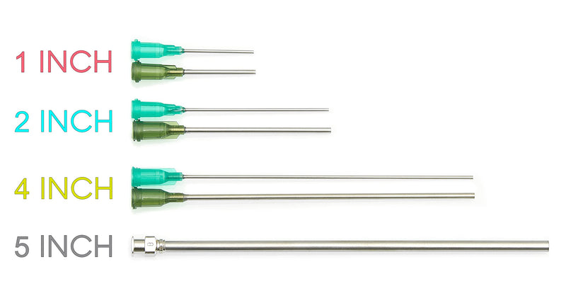 [Australia - AusPower] - The Single 60ml - All-Purpose Industrial Syringe Kit with 7 Dispensing Tips; 5" 8g, 4" + 2" + 1" 14g and 18g, 1 Easy Grip Syringe Cap, 6 Tip Covers 