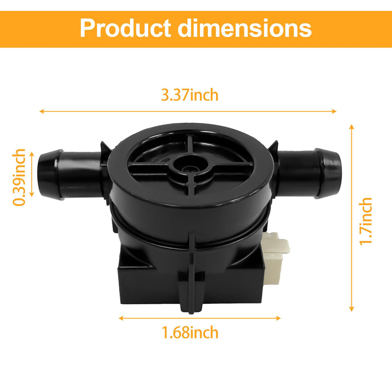 Inlet Flow Meter WPW10110225 Washing Machine Flowmeter Replacement for Whirlpool Kenmore Maytag Washer Parts Measures Amount of Water in Tub Replaces WPW10110225 AP6015043 8181696 PS11748313
