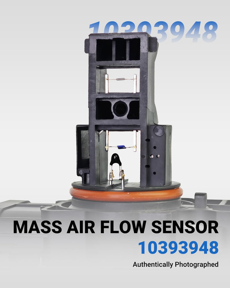 Mass Air Flow Sensor MAF Sensor Compatible for Chevy Silverado 1500 2500HD Tahoe Suburban 1500 2500 Avalanche, GMC Sierra 1500 2500HD Yukon XL 1500 2500, Escalade CTS Replaces 10393948