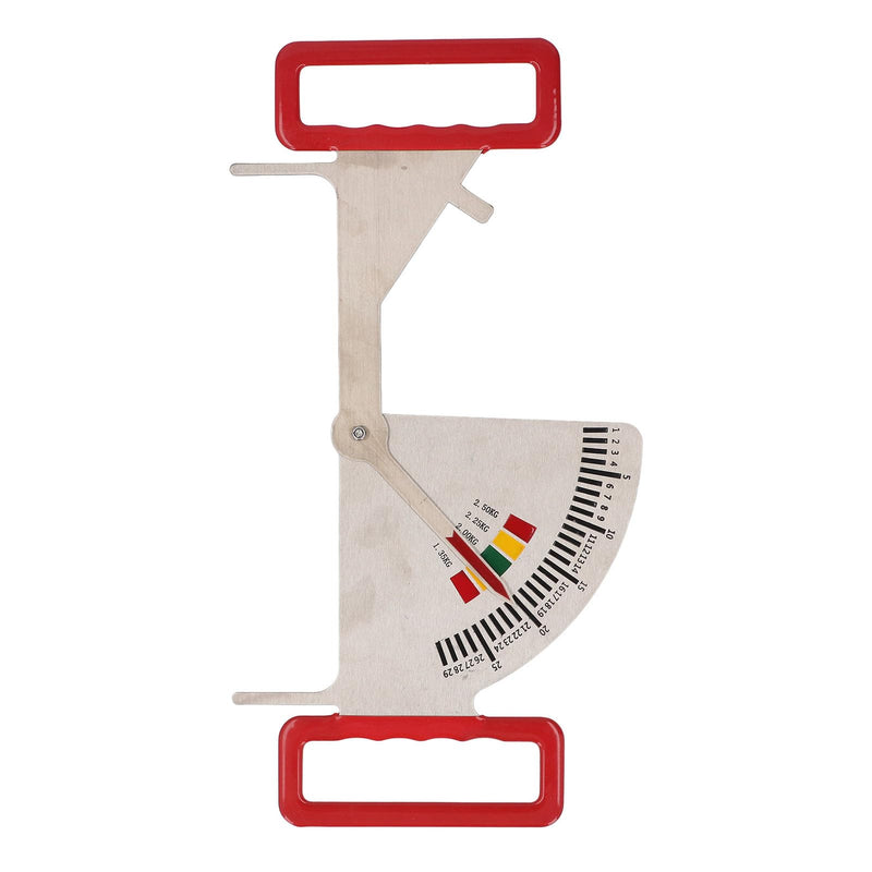 [Australia - AusPower] - Body Fat Caliper, Stainless Steel Feeding Management Ruler for Pregnant Sows, Accurate Measurement with 5 Intervals, Suitable for Farms, Easy to Operate, Improving Efficiency 