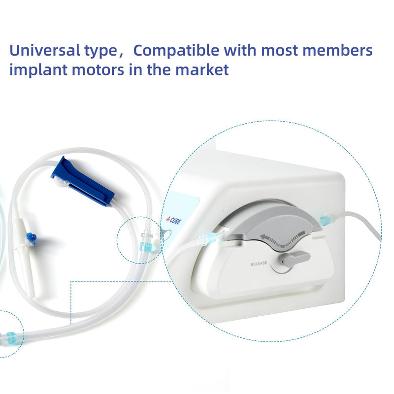 [Australia - AusPower] - JMU 10PCS Dental Implant Irrigation Tubing, Universal Type Tubing, EO Gas Sterilized, Individually Packed 10 