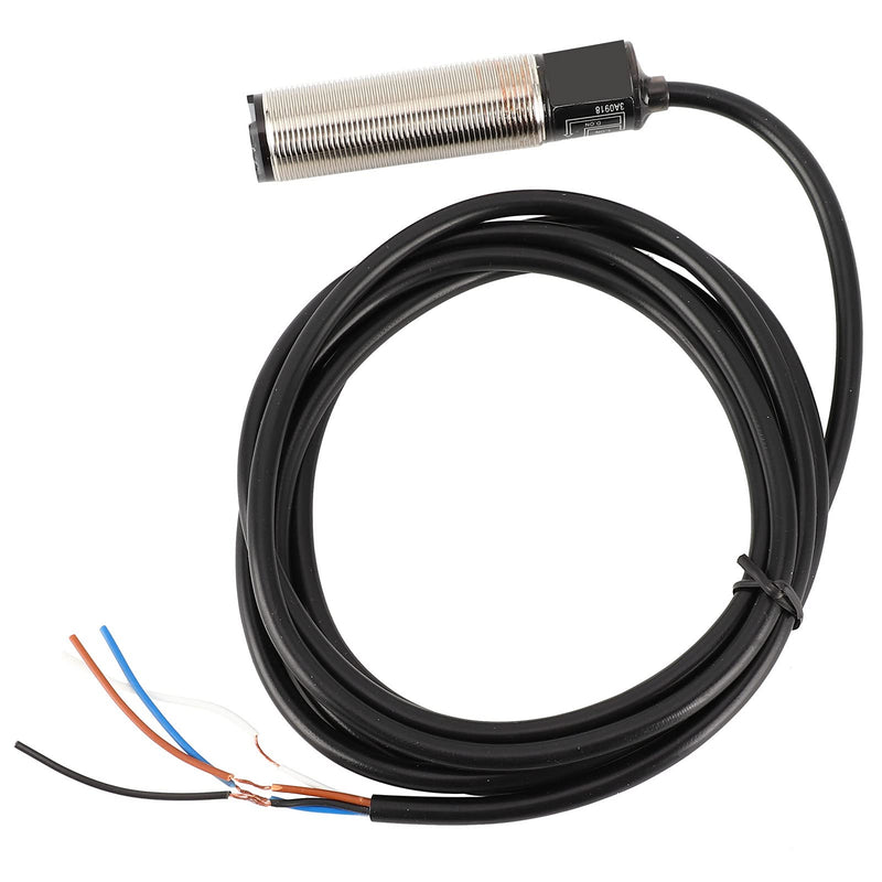 [Australia - AusPower] - Photoelectric Switch, 12-24VDC Cylindrical Photoelectric Sensor Diffuse Reflection Optical Sensor Switch (BR100-) 