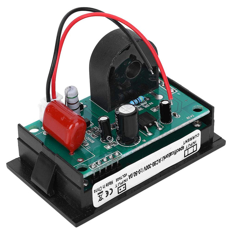 [Australia - AusPower] - Voltmeter Ammeter Dl85-2041 Display Ac Voltage Current Meter Ac80-300v 0-50a with Current Transformer 