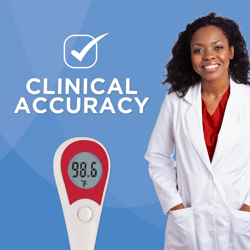 [Australia - AusPower] - Healthwise Digital Thermometer | 8-Second Readout | Jumbo Backlit Display | Flexible Tip 