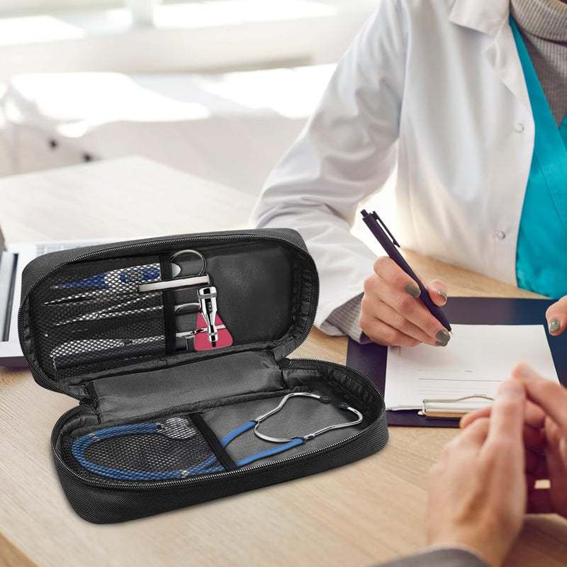 [Australia - AusPower] - Stethoscope Case Dragonfly Stethoscope Bag Compatible for 3M Littmann Classic III, Cardiology IV Diagnostic, MDF Acoustica Stethoscopes and Other Nurse Accessories 