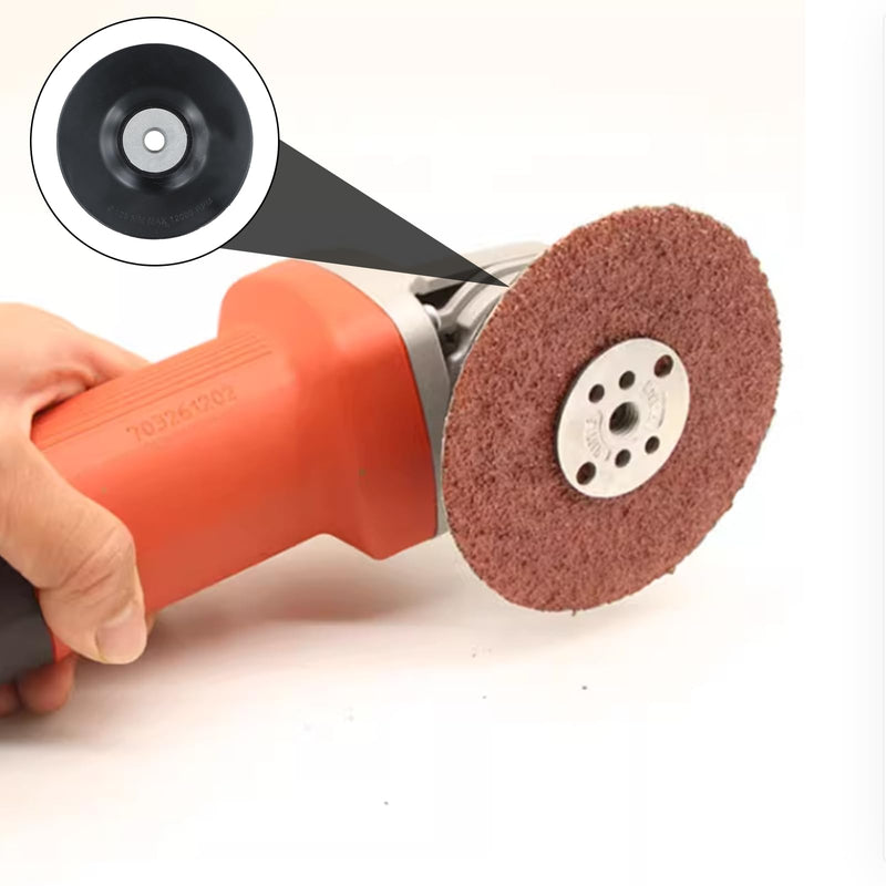 [Australia - AusPower] - Pack of 2 Fibre Discs 125 mm Sanding Discs Angle Grinder Sanding Disc Grinding Attachment for Angle Grinders Compatible with Grinders and Grinders with an Inner Diameter of 14 mm 