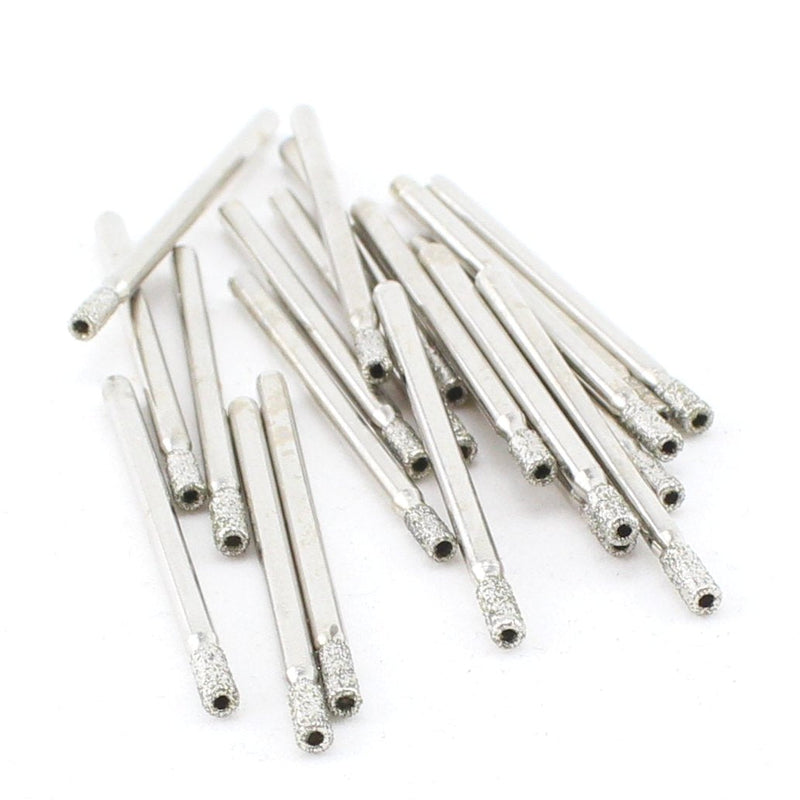 [Australia - AusPower] - JINGLING 2.5mm 3/32" inch Diamond Small Drill Bit Hole Saw Masonry Tools for Glass Tile Stone Pack of 20Pcs 2.5mm(3/32 inch) 