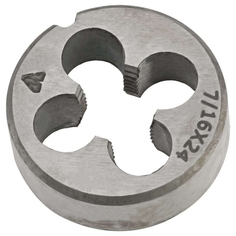 [Australia - AusPower] - 7/16"-24 UNS HSS Tap And Die Set, 7/16 x 24 UNS Machine Thread Tap And Round Thread Die Right Hand 7/16"-24 UNS 