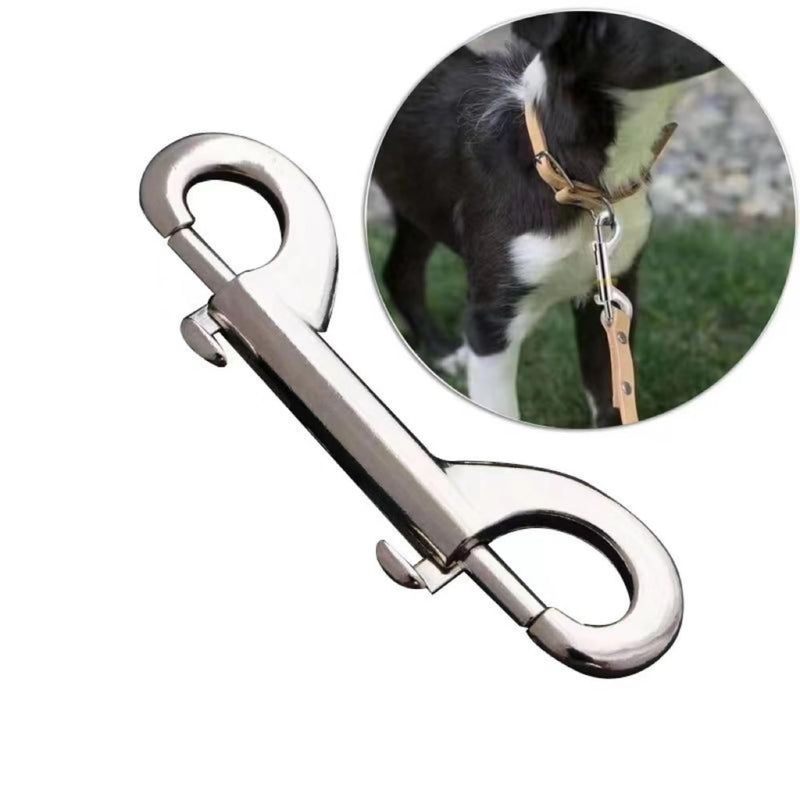 [Australia - AusPower] - Double Ended Bolt snap Hook, Heavy Duty,3.5-inch,Multifunctional zinc Alloy Buckle for pet Belt/Key Chain/Flag/Clothesline/Hammock (8pcs) 3.5IN 