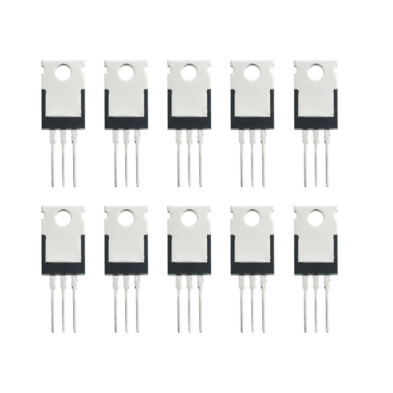 Pack of 10 IRFZ44N N-Channel MOSFET Transistors 55V 47A 3-Pin TO-220AB IRFZ44NPBF Transistors