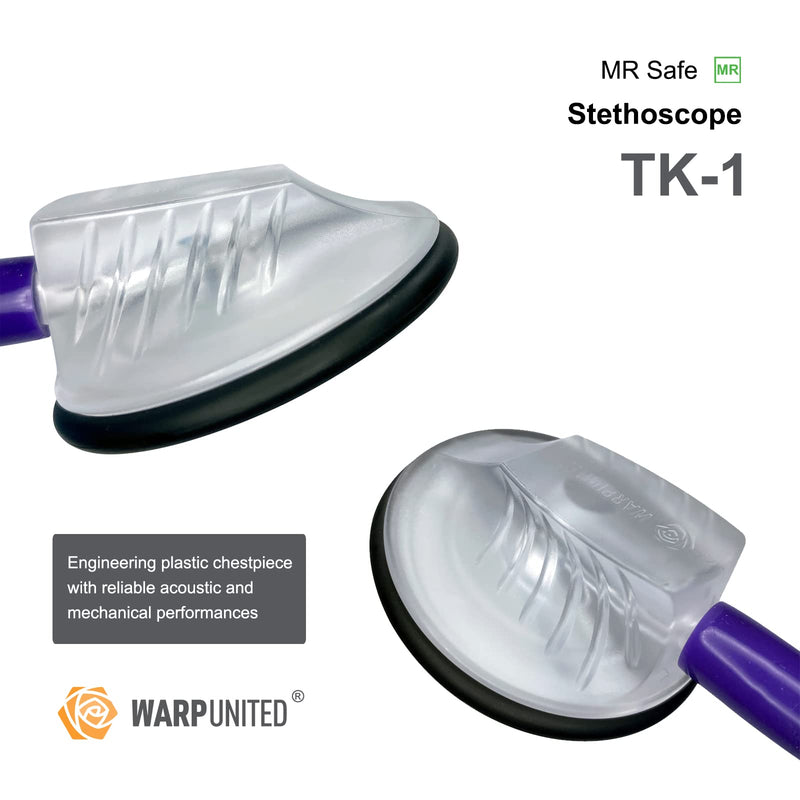 [Australia - AusPower] - TK-1 MRI MR Safe Dual-Frequency Stethoscope Black 