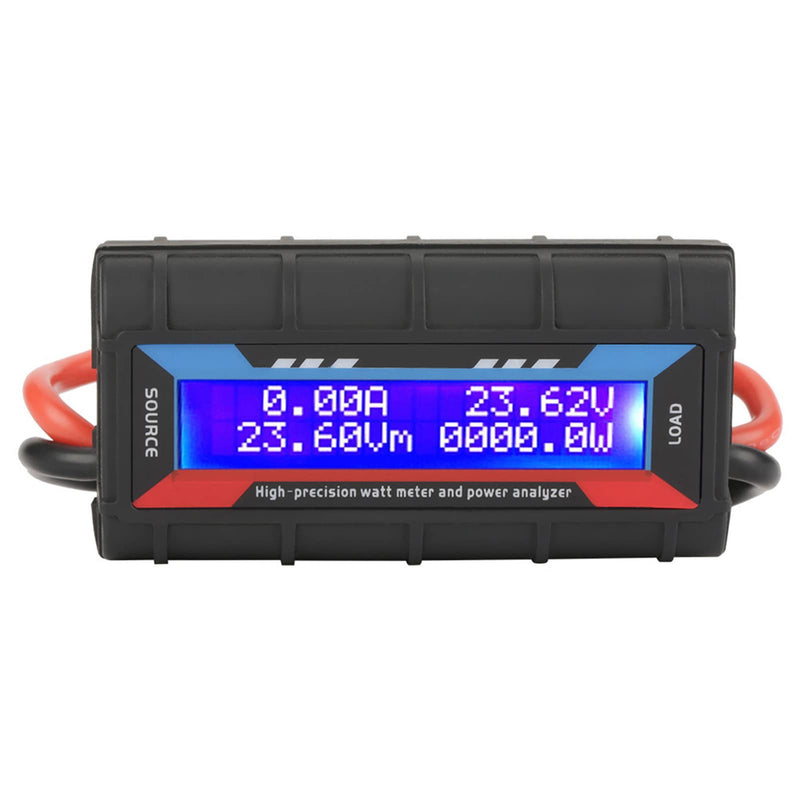 [Australia - AusPower] - High Precision Power Analyzer,DC Power Meter Amp Meter with LCD Screen for RC,Battery,Solar,Wind Power 
