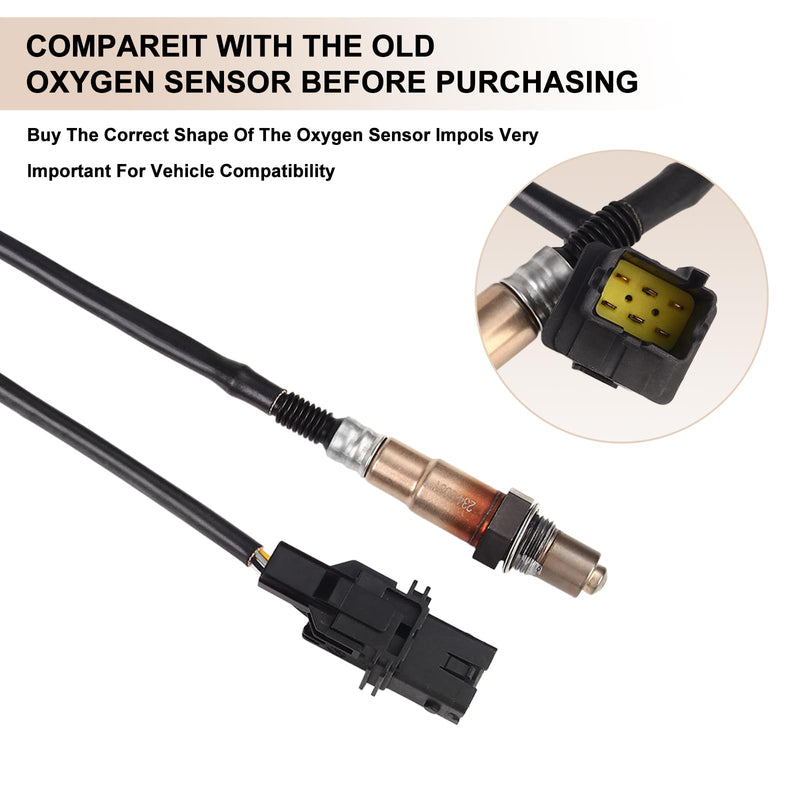 Oxygen O2 Sensor Upstream Fits for Nissan 350Z Sentra, for Altima, for Infiniti M35 G35 FX35 2003-2008 1.8L 2.5L 3.5L, Replace 234-5061, 22693-CD700, 22693-8U300, 5S5677