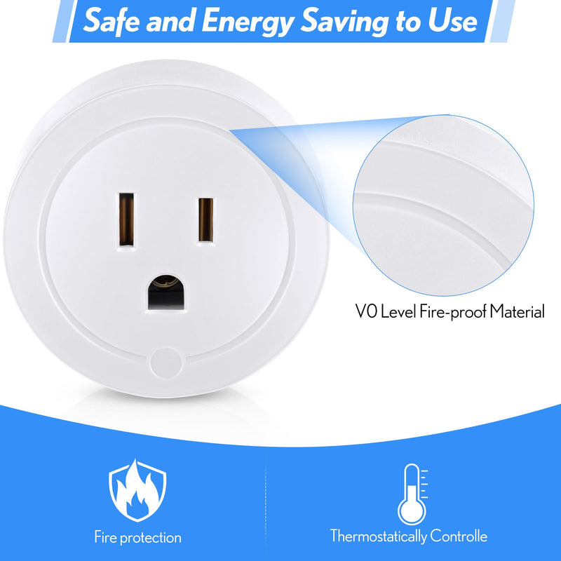 [Australia - AusPower] - 4 Pieces Thermostatically Controlled Outlet, On at 32°F/Off at 50 °F Thermostat Plug Outlet for Winter Chicken Water Coop Heater, Temperature Controllers for Bird Bath Deicer Outdoor 4 
