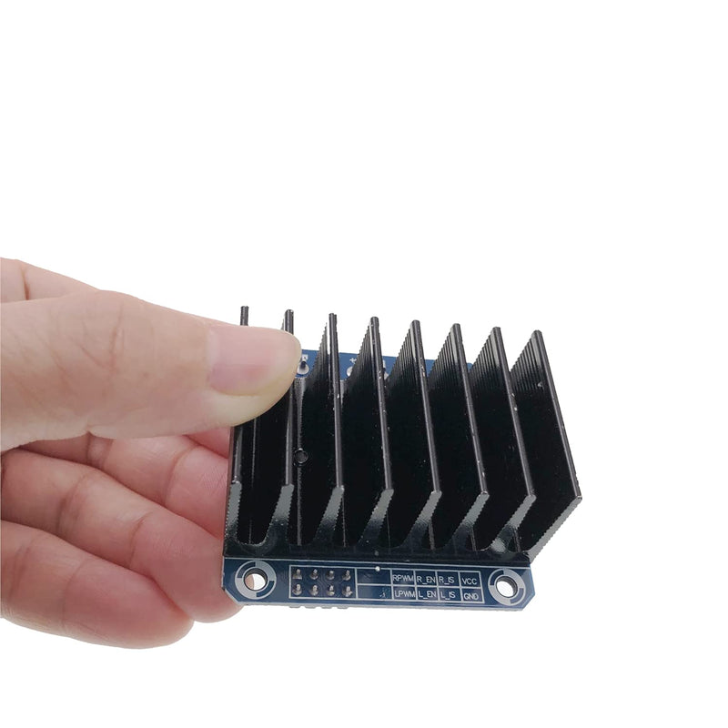 JZK BTS7960B 43A High Performance Double DC Stepper Motor Driver Module Board H-Bridge PWM for Smart Car