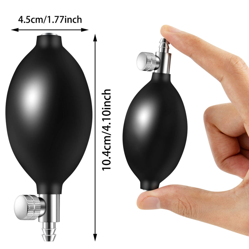 [Australia - AusPower] - 3Pcs Blood Pressure Latex Bulb Replacement Inflation Bulb Pump Hand Squeeze Sphygmomanometer Bulb with Air Release Valve 