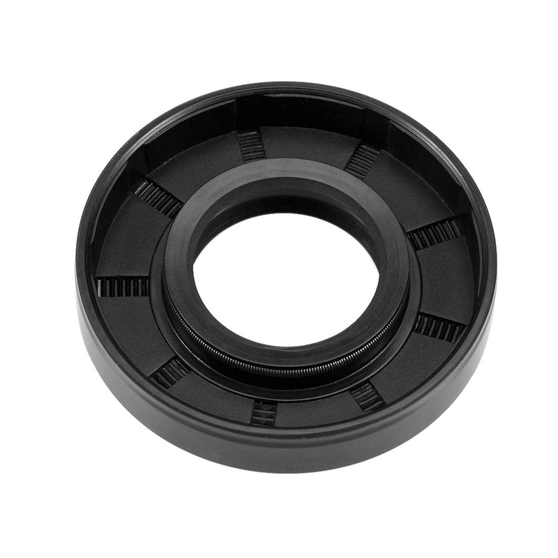 [Australia - AusPower] - uxcell Oil Seal, TC 25mm x 52mm x 10mm Nitrile Rubber Cover Double Lip with Spring for Bearing Shaft, Black Pack of 1 52mmx25mmx10mm 