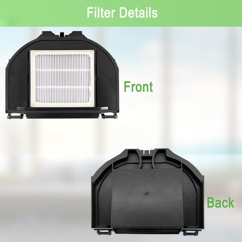 [Australia - AusPower] - Replacement Parts for Shark AV2310AE RV2310AE RV2320S UR2350AE RV2300S Matrix Robot Vacuum Cleaner 1 Main Brush Roller 1 Set Foam Filter 2 Filters 6 Side Brushes 1 Main Brush Cover (Not For RV2300) 