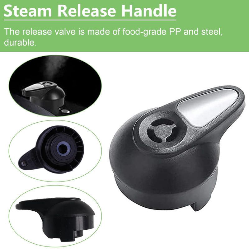 [Australia - AusPower] - 11 PCS Instant Pot Replacement Parts for Lux 8 QT, Instant Pot Accessories Include Sealing Ring, Steam Release Valve, Anti-Block Shield, Valve Sealing Ring, Float Valve and Gasket 8QT 